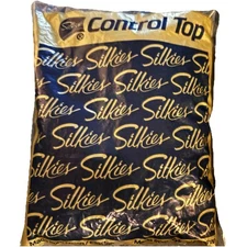 SILKIES 070302 Control Top Pantyhose w/Support Legs Size Large Beige Honey