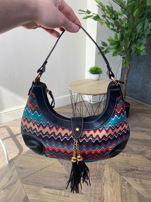 Vintage Missoni HALF-MOON PRINTED BAG