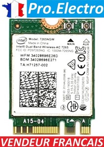 Wifi Wlan-Karte Laptop ASUS TP401M TP401N 7265NGW PD97265NG