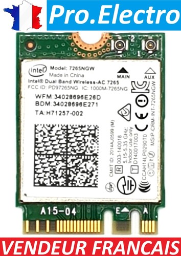 Wifi Wlan-Karte Laptop ASUS TP401M TP401N 7265NGW PD97265NG