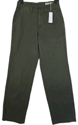 OUTERKNOWN ~Men's Size 28×32~ Olive Green Pants 100% Organic Cotton NWT $158.00