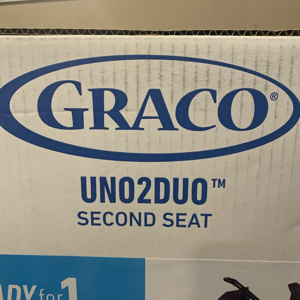 Graco Uno2Duo Stroller Second Seat, Ace Fashion w/Peek A Boo window UV50 canopy - Image 4 of 4