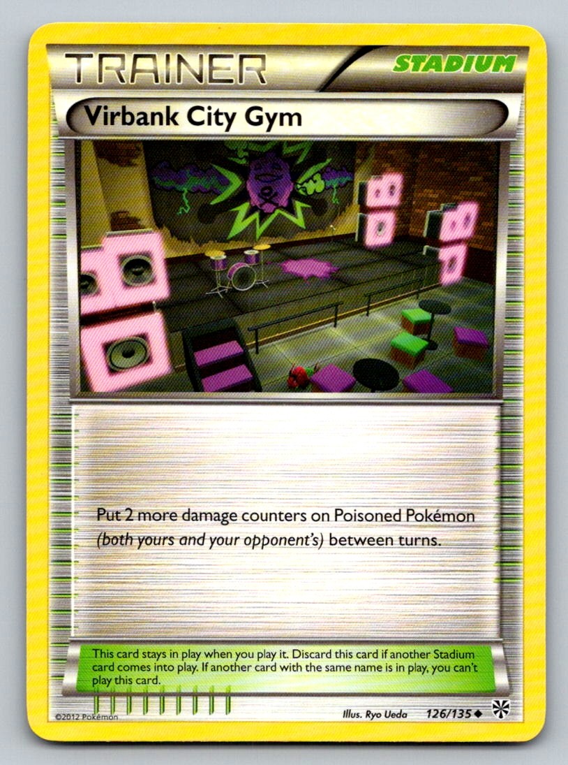 Pokemon Virbank City Gym Uncommon Plasma Storm 126/135 HP