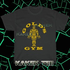 Gold Gym Logo 2 American T-Shirt Funny Size S to 5XL