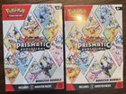 2 Pokemon TCG Scarlet & Violet Prismatic Evolutions Booster Bundle. New! Sealed.