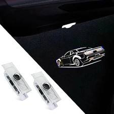 2 PCS Non-Fading Car Door Logo Lights Compatible for Challenger 2015 Muscle