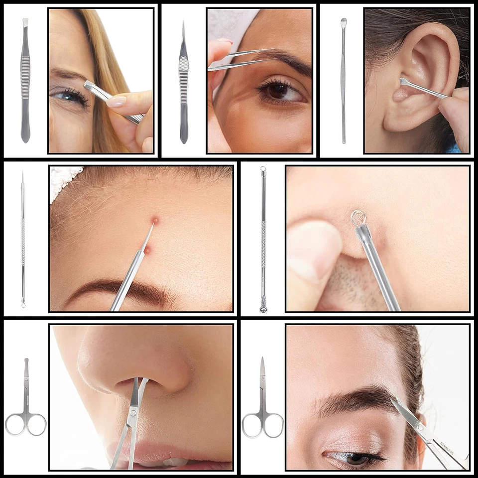 Kit Manicure Pedicure Con Tagliaunghie (19 Pezzi) – Set Manicure Professionale i - Immagine 4 di 4