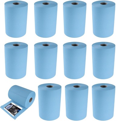 12x TECPO PUTZROLLEN 3-LAGIG 36x36 cm PUTZTUCH PAPIER 6000 BLATT WERKSTATT ROLLE