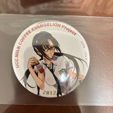 Evangelion Eva-Hakuraku Retrospective Illustration Can Badge ucc Mari 2012