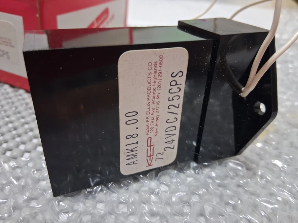 NUEVO Contador de impulsos mecánico de 2 cables Kessler-Ellis 24V DC 8 dígitos Foto 4 de 4