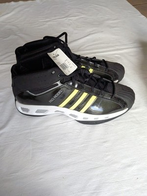 ADIDAS MEN'S 20 2007 PRO MODEL BLACK TEAM COLORS BASKETBALL SHOES !NEW WITH TAG!
