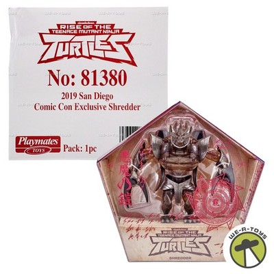 Rise of the Teenage Mutant Ninja Turtles Shredder 2019 Comic Con