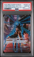 2025 DBS FW FS05 Dokkan Battle Alt Art A Lonesome Final Battle #FS05-16 PSA 10