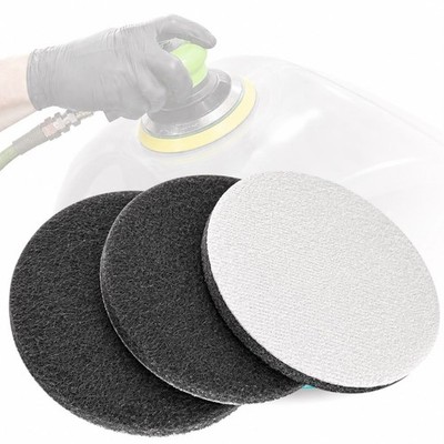 LiME LiNE 6'' Hook & Loop Gray Scuffing Discs for Orbital Sanders -  Pack of 3