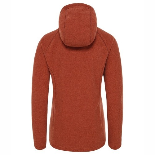 The North Face Womens Mezzaluna Zip Hoody / Picante Red Stripe / RRP £70 - Picture 2 of 2