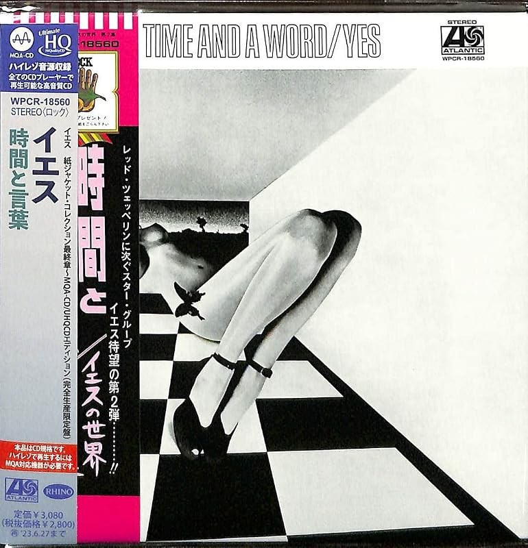 Yes-Time And A Word-JAPAN MQA UHQ-CD Paper Sleeve Ltd/Ed WPCR-18560