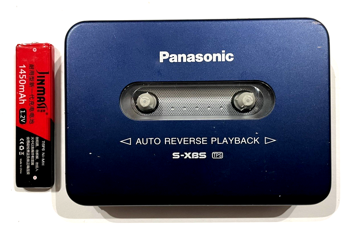 Panasonic ポータブルカセットプレーヤー RQ-SX35 パープル Panasonic RQ-SX35 stereo cassette player Made in Japan S-XBS