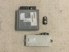 06 BMW 330i Engine computer ignition switch key ECM ECU DME CAS 12147561685 E90
