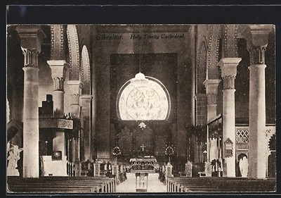 Gibraltar, Holy Trinity Cathedral, Ansichtskarte 