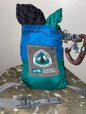 ENO DoubleNest Hammock Pacific Crest Trail, Special Edition Green/Blue 