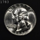 1953-S Washington Quarter "VCH BU"