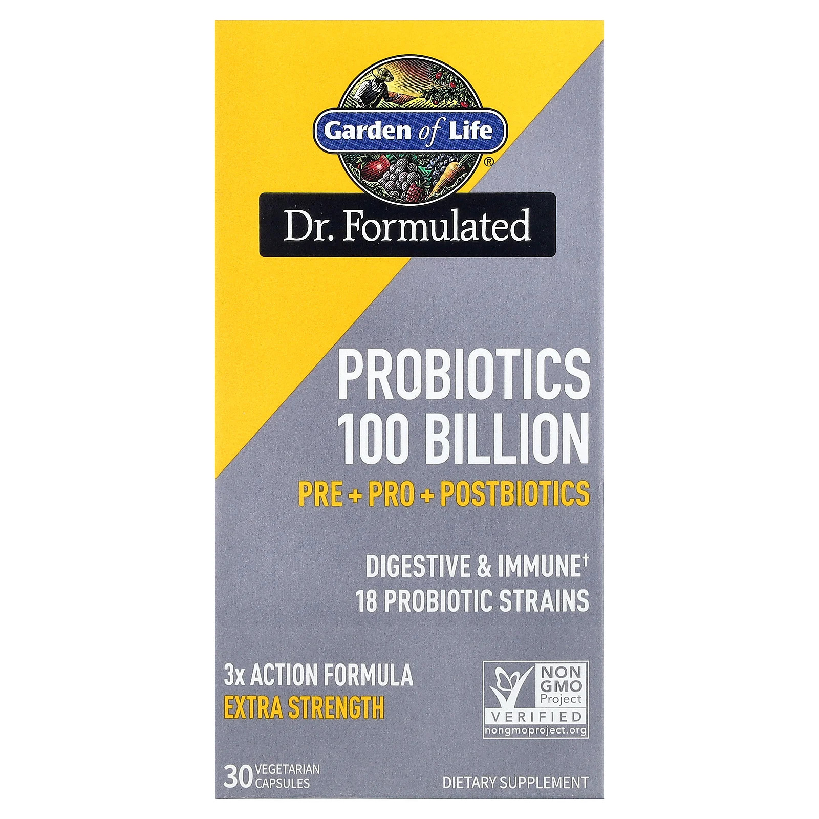 Probiotics 30 Vegetarian Capsules 6990₽