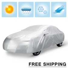 3l Waterproof Breathable Full Car Cover Sun Snow Dust Rain Resistant Protection