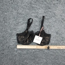 Panache Allure Bra Womens 32G Black Latte Lace Balconette Unlined Underwire NWT