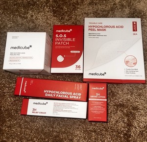 Medicube Ghost My Stressed Skin Set Complete Best Acne Prone Skin Care Brand New