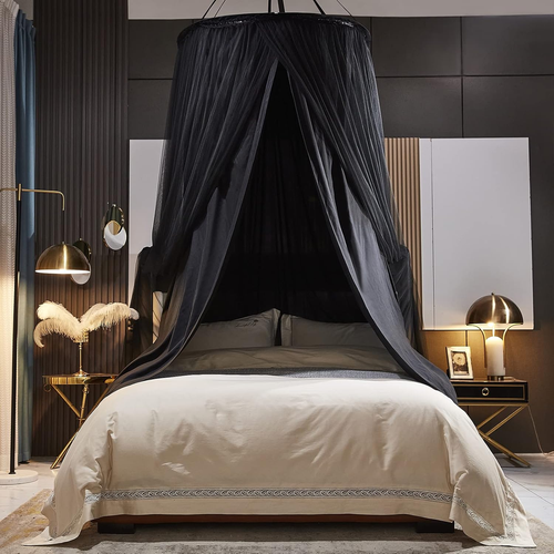 Luxurious Bed Canopy for Girls & Adults - Double Layer Princess Canopy with Lace - Picture 5 of 9