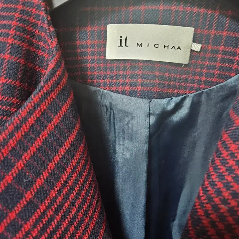 It Misha Checked Pattern Jacket - Size 55 - image 5