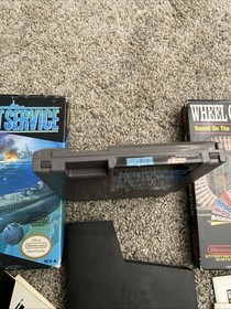 Silent Service California Games Jeoboardy & Wheel Nintendo NES CIB Lote en caja x 4