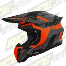 AIROH TWIST 3 DYNASTY ORANGE MATT MX MOTOCROSS & ENDURO HELMET