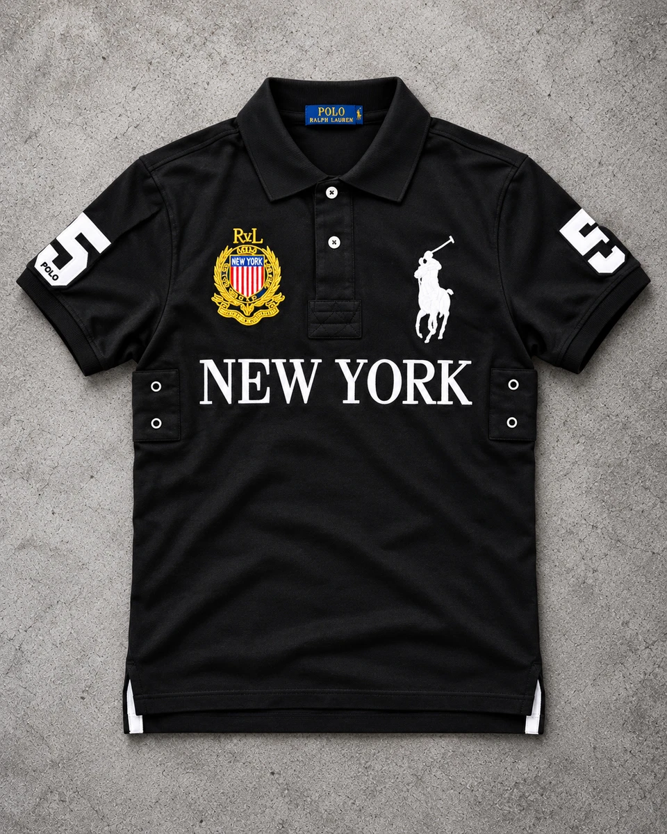 25+ Polo Ralph Lauren Size M Black Polos for Men for sale
