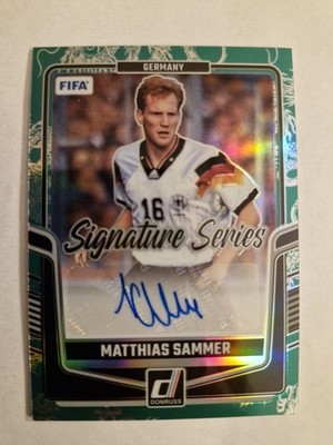 2024-25 Panini Donruss Matthias Sammer /10 Dragon Scale Auto Signature Series