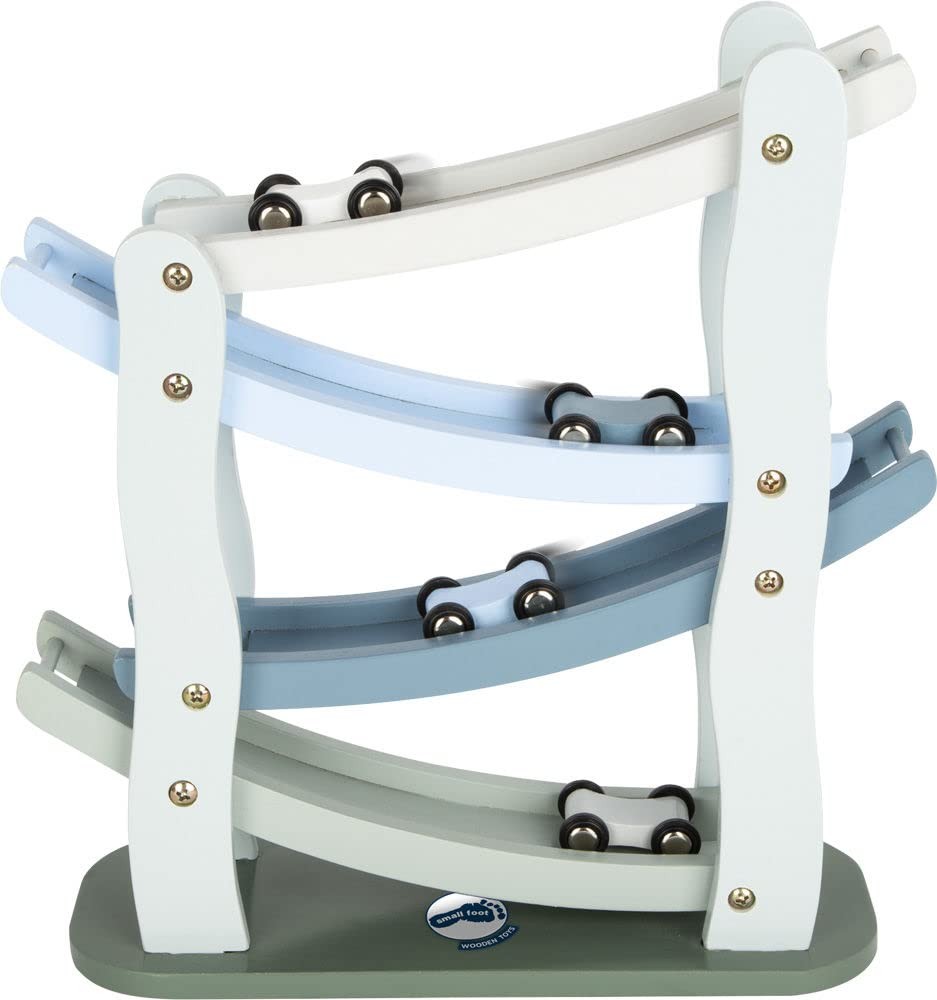 Гоночная трасса Small Foot 11651 в каскадном стиле с четырьмя деревянными машинками для детей f 9590₽