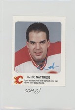 1987-88 Red Rooster Calgary Flames Ric Nattress #6 w5p