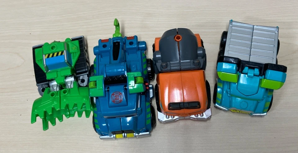 Transformers Heroes Rescue Bots Optimus Primal Lot of 4 Boulder Wedge Hoist - Image 3 of 4