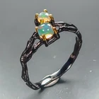 Jewelry gem Natural Opal Ring 925 Sterling Silver Size 8 /R473605
