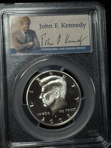 PCGS PR69DCAM - 2006 S Kennedy Silver 50C Proof Half Dollar Coin - 113