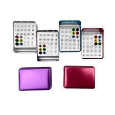 Dental Endo Sterilization Organizer Container 180 Holes Burs File Point Holder