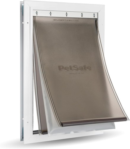 PetSafe Extreme Weather Aluminum Pet Door - Energy-Saving Thermal Barrier Pet Fl
