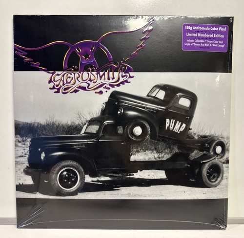 AEROSMITH 2024 "Pump: 35th Anniv." ANDROMEDA PURPLE COLORED Vinyl LP #1946/2000 - Picture 1 of 5