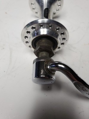 Vintage 80's Sansin 5345 32 Hole Quick Release Front Bicycle Hub