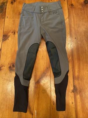 Kerrits Knee Patch Breeches Sz Medium Grey