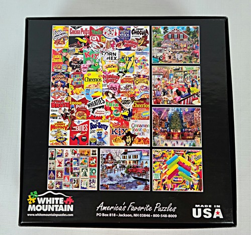 White Mountain Puzzles Christmas Books 1000 pieces #1426T Complete - Picture 2 of 8