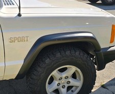 Jeep Xj Vehicle Truck Sport Pantera Style Decals Silver Gloss 2 Stickers Jeep Xj Vehicle Truck Sport Pantera Style Decals Silver Gloss 2 Stickers