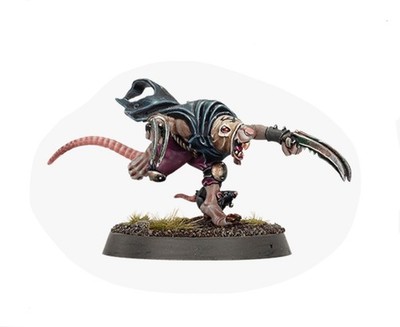 GW WH AOS SPEARHEAD CITY OF ASH Skaven Clan Eshin GUTTER RUNNERS 1x Assassin V38