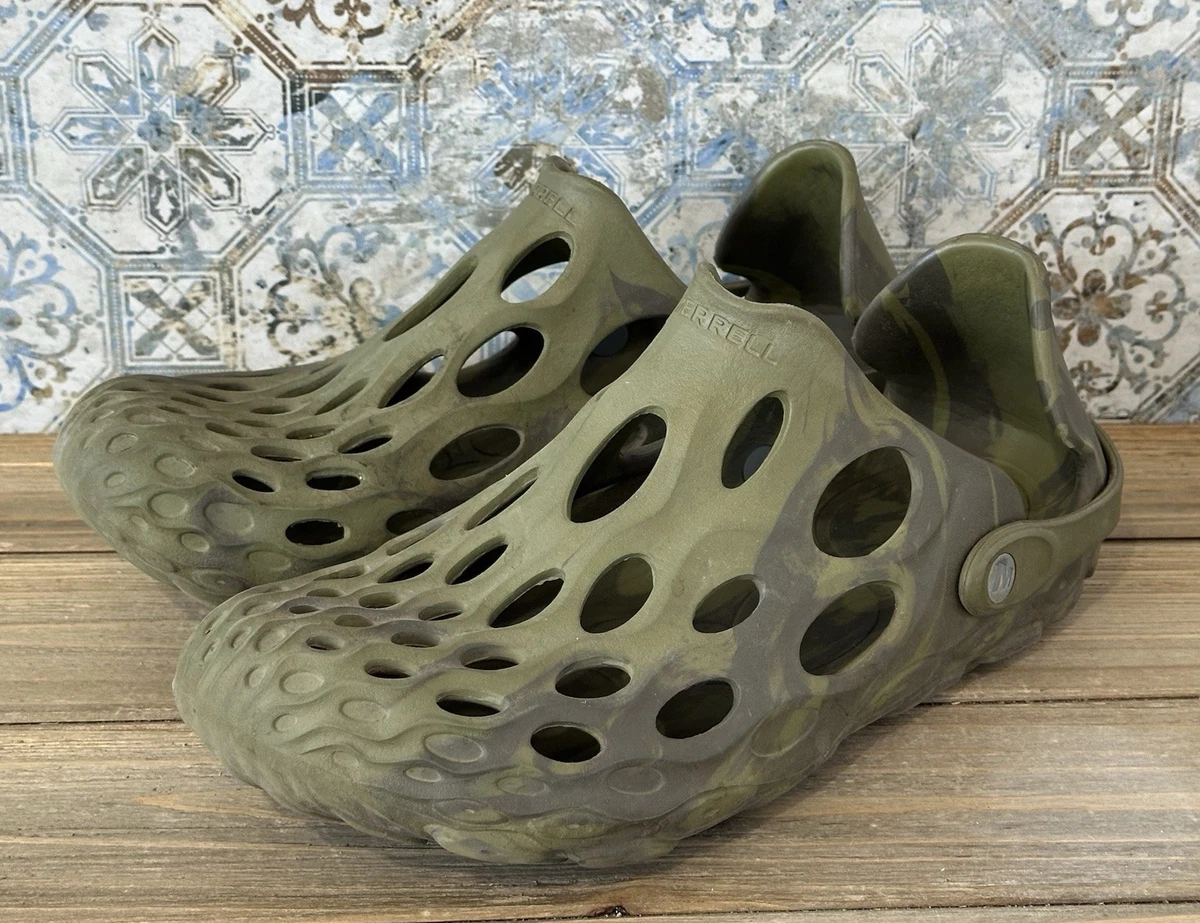 Merrell Hydro Moc Mens Size 14 Olive Green Marbled Water Shoes Clogs J003751 Merrell Mens Hydro Moc Water Shoes Size 14 Brown Orange Slip  main image 4