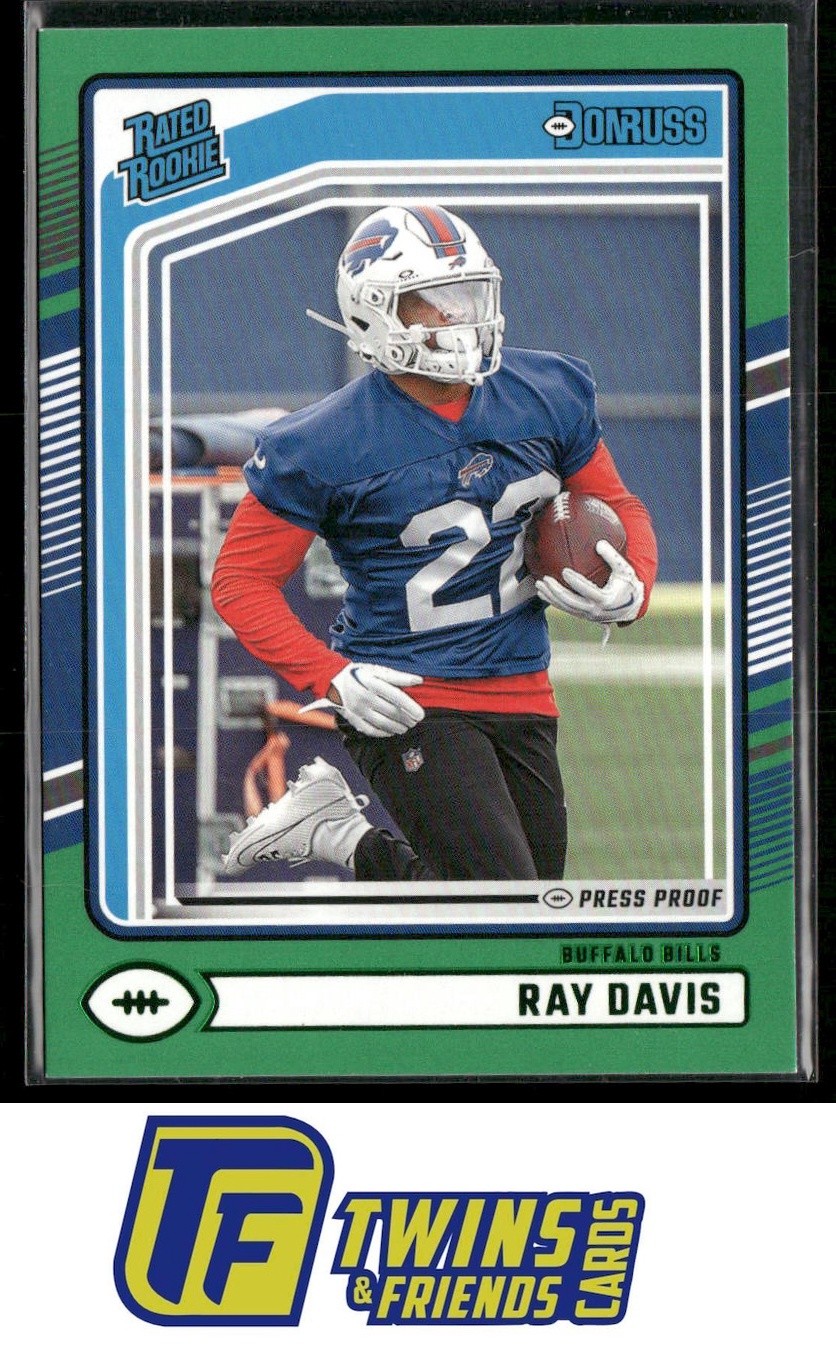 2024 Donruss #316 Ray Davis Press Proof Green